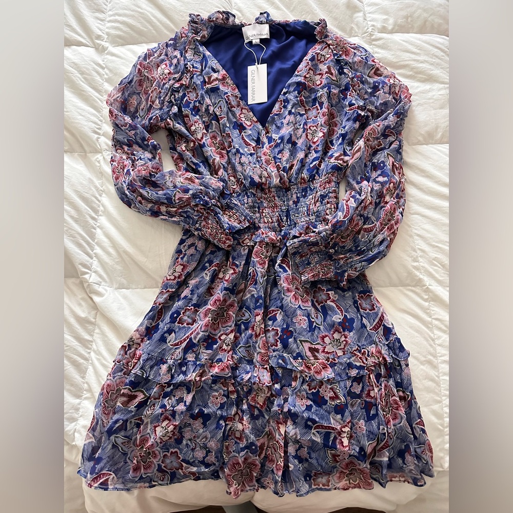 Gilbert Farrar Raquel Batik Long sleeve dress